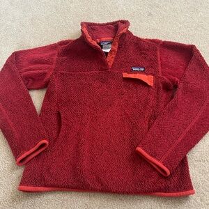 Patagonia Women's Vibrant Red Cowl Sweater
